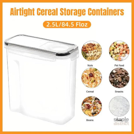 2.5L Kitchen Organizer Transparent Grocery Storage Jar for Food and Pantry Use - Commercial > Packaging > Postage