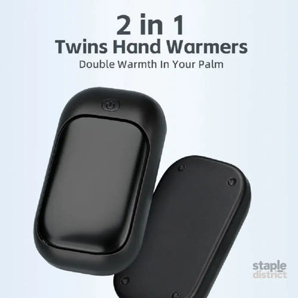2-in-1 Portable Twin Warm Hand Heater - Appliances > Heaters > Electric Heaters