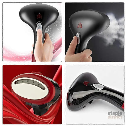 2 Pack Portable Handheld Garment Steamer for Business Travel Clothes Ironing - Appliances > Washers Dryers & Irons >