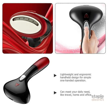 2 Pack Portable Handheld Garment Steamer for Business Travel Clothes Ironing - Appliances > Washers Dryers & Irons >