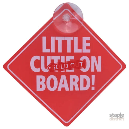 2 Pcs Baby On Board Car Safety Sign 13x13cm - Baby & Kids > Gates & Playpens > Safety Gates & Safety Accessories