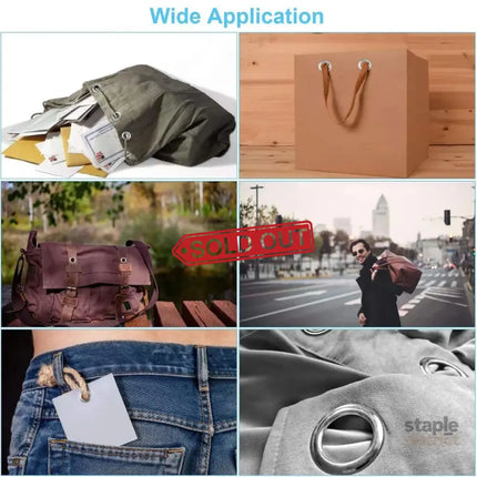 200 Sets 12mm Copper Metal Eyelet Grommet Tent Tarp Tool Tarpaulin Installation - Appliances > Fans > Exhaust Fans