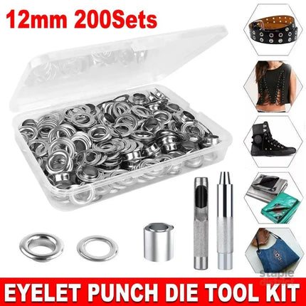 200 Sets 12mm Copper Metal Eyelet Grommet Tent Tarp Tool Tarpaulin Installation - Appliances > Fans > Exhaust Fans