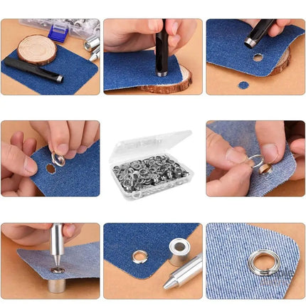 200 Sets 12mm Copper Metal Eyelet Grommet Tent Tarp Tool Tarpaulin Installation - Appliances > Fans > Exhaust Fans