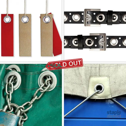 200 Sets 12mm Copper Metal Eyelet Grommet Tent Tarp Tool Tarpaulin Installation - Appliances > Fans > Exhaust Fans