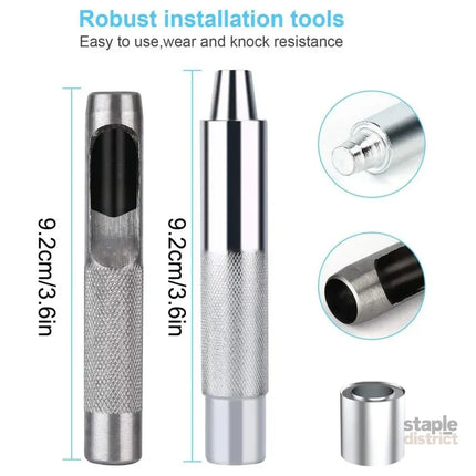 200 Sets 12mm Copper Metal Eyelet Grommet Tent Tarp Tool Tarpaulin Installation - Appliances > Fans > Exhaust Fans
