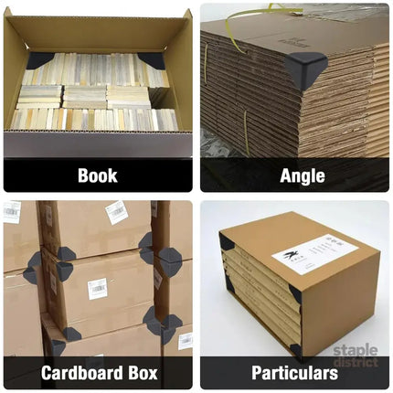 200pcs Plastic Corner Protectors Carton Anti Collision Box Edge Protection Guard - Commercial > Packaging > Postage