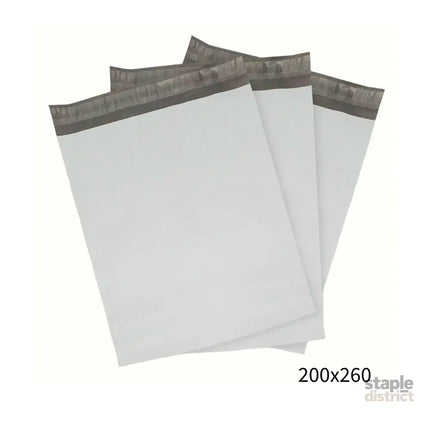 200x260mm White Poly Mailer – Self-Sealing Shipping Bag 100 Pack-2050056863076192257