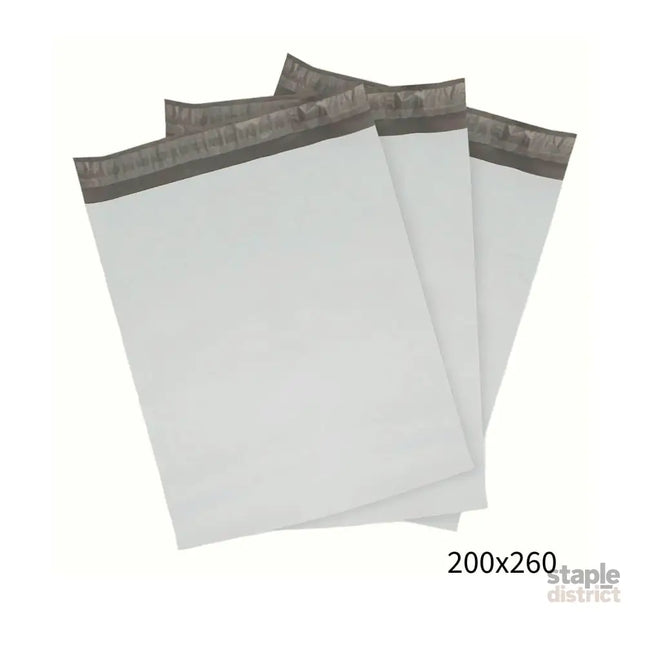 200x260mm White Poly Mailer – Self-Sealing Shipping Bag 100 Pack-2050056863076192257