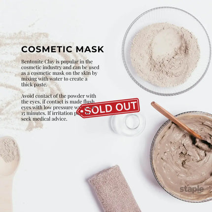20Kg Organic Sodium Bentonite Clay Powder - Cosmetic Montmorillonite - Commercial > Commercial Others > Retail