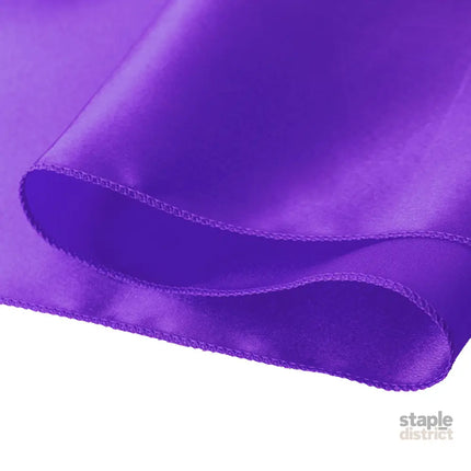 20x Table Runner Satin Chair Sashes Eggplant-2018816626832576515