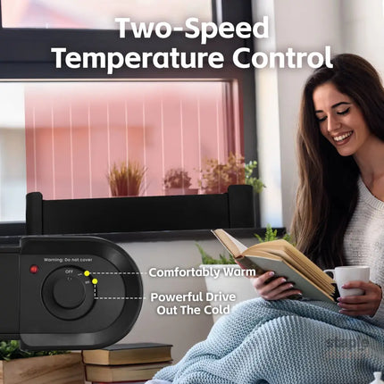 2200W Graphene Floor Electric Heater – Fast Heating Energy-Efficient Portable Indoor Heater - Appliances > Heaters >
