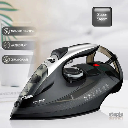 2200W Professional Steam Iron with Ceramic Soleplate - Appliances > Washers Dryers & Irons > Irons & Ironing Systems