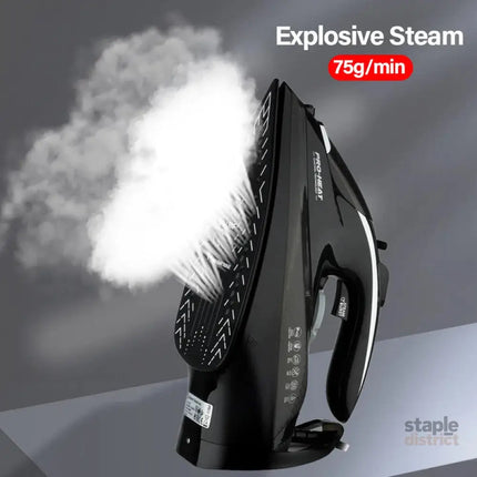 2200W Professional Steam Iron with Ceramic Soleplate - Appliances > Washers Dryers & Irons > Irons & Ironing Systems