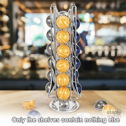 24 Coffee Capsule Holder Rack Storage Stand Pod Display Organizer Shelf Kitchen - Appliances > Kitchen Appliances >