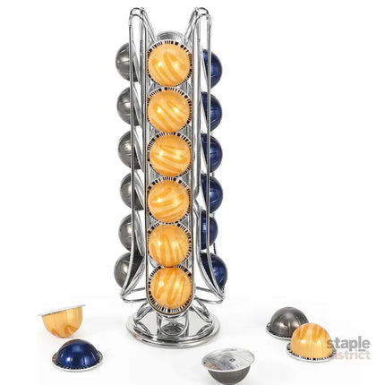 24 Coffee Capsule Holder Rack Storage Stand Pod Display Organizer Shelf Kitchen - Appliances > Kitchen Appliances >