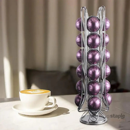 24 Coffee Capsule Holder Rack Storage Stand Pod Display Organizer Shelf Kitchen - Appliances > Kitchen Appliances >