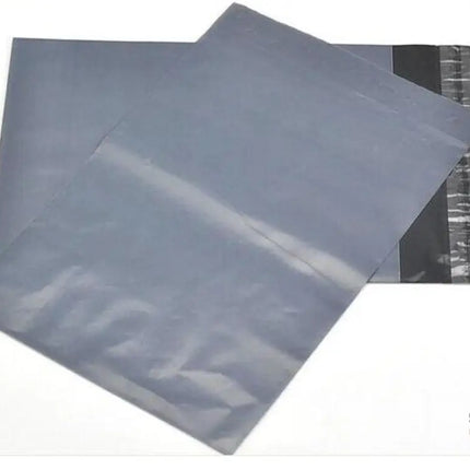 25 Pack - 600x450 mm LARGE GREY PLASTIC MAILING SATCHEL COURIER BAG SHIPPING POLY POSTAGE POST SELF SEAL - Commercial >