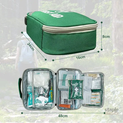 258pcs PREMIUM FIRST AID KIT Medical Travel Set Emergency Family Safety Office - Health & Beauty > Health & Wellbeing >