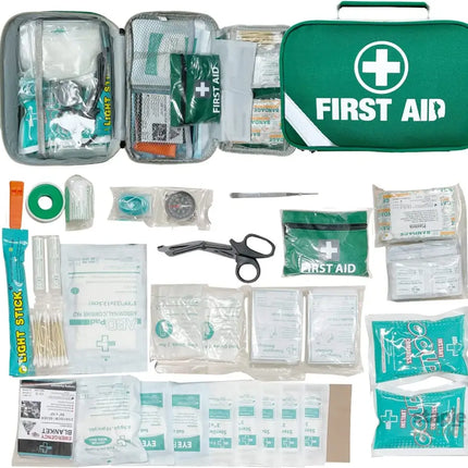 258pcs PREMIUM FIRST AID KIT Medical Travel Set Emergency Family Safety Office - Health & Beauty > Health & Wellbeing >