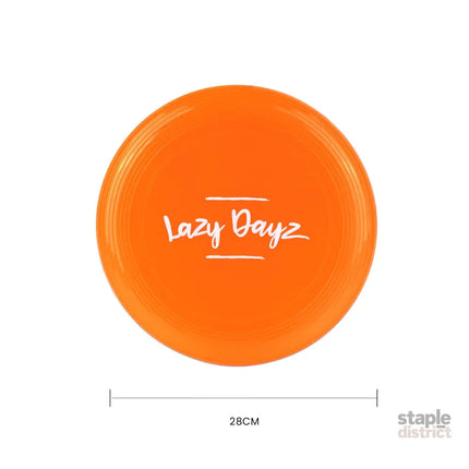 28cm Lazy Dayz Jumbo Neon Beach Frisbee - Orange - Baby & Kids > Baby & Kid’s Toys > Outdoor Play Equipment