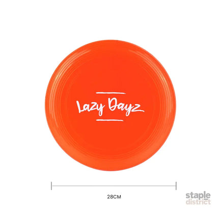 28cm Lazy Dayz Jumbo Neon Beach Frisbee - Red - Baby & Kids > Baby & Kid’s Toys > Outdoor Play Equipment