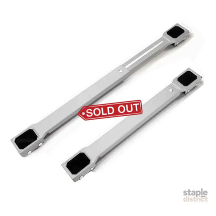 2pcs Adjustable Refrigerator Washing Machine Base Stand Movable Support Shelf - Grooved - Appliances > Washers Dryers &