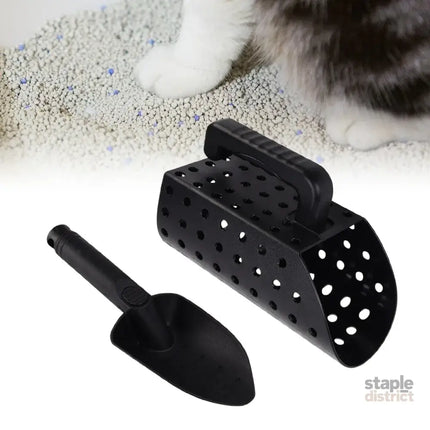 2PCS Cat Litter Scoop Durable Plastic Cleaning Shovel Kitty Box Waste Removal - Commercial > Commercial Others >