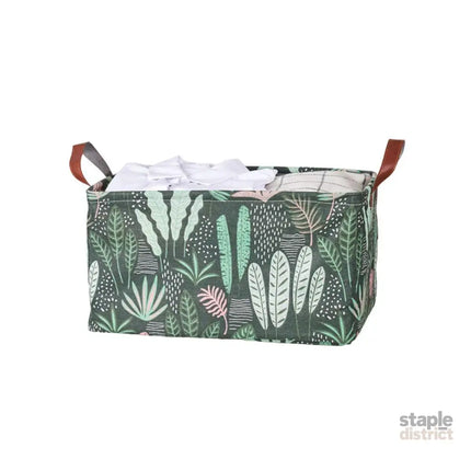 2pcs Foldable Cotton Linen Storage Baskets Home Organizer Box Office Supplies - Waterweed - Baby & Kids > Kid’s