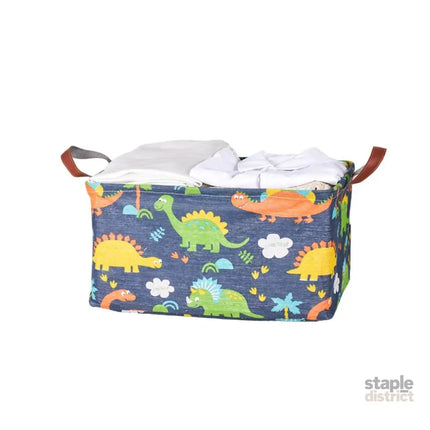 2pcs Foldable Cotton Linen Storage Baskets Home Organizer Box Office Supplies - Waterweed - Baby & Kids > Kid’s