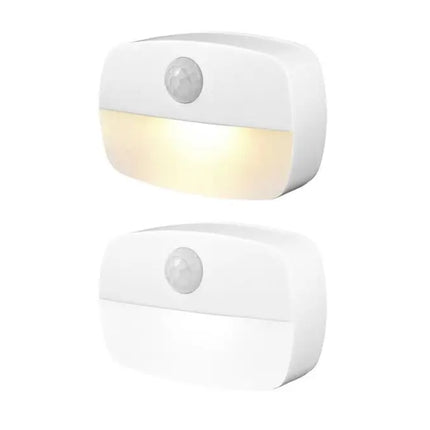 2PCS LED Motion Sensor Night Light Battery Powered Closet Stair Light - Home & Garden > Lighting > Night Lights &
