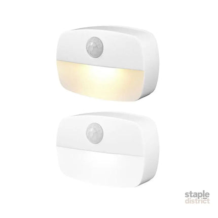 2PCS LED Motion Sensor Night Light Battery Powered Closet Stair Light - Home & Garden > Lighting > Night Lights &