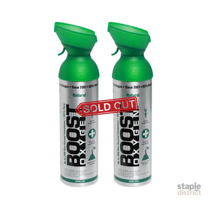 2pk 10 Litres of Boost Pure Oxygen in a Can Supplemental - 200 Breath (Large) - Appliances > Aroma Diffusers &