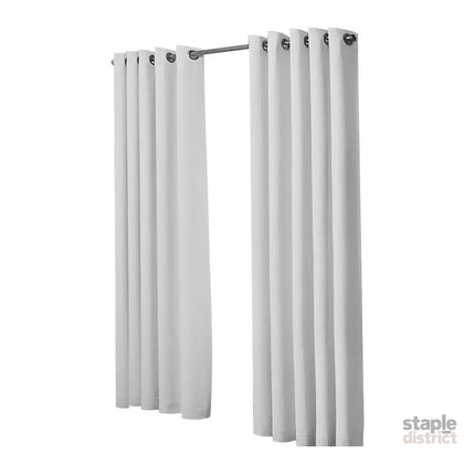 2x Blockout Curtains Panels 3 Layers Grey-2018816694482505729