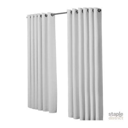 2x Blockout Curtains Panels 3 Layers Grey-2006733253398106113