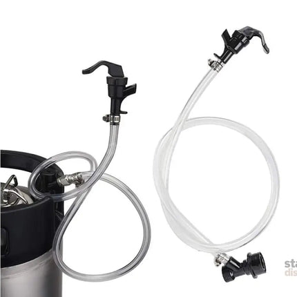 3/16 Inch Beer Line Liquid Ball Lock Assembly Kit for Home Brew Dispensing Keg-Black - Commercial > Commercial Others >