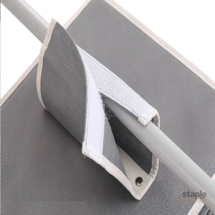 3 Pack 5-Tier Shelf Hanging Closet Organizer and Storage for Clothes (Grey)-2042061538344439815