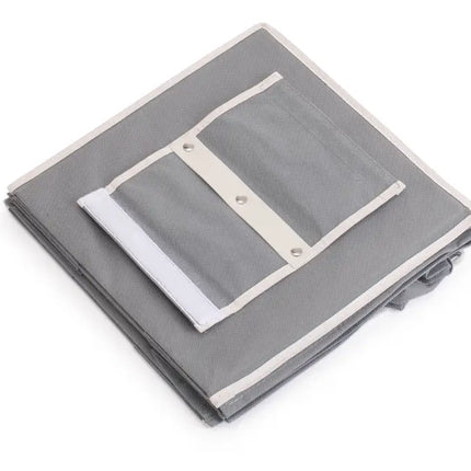 3 Pack 5-Tier Shelf Hanging Closet Organizer and Storage for Clothes (Grey)-2042061538344439814
