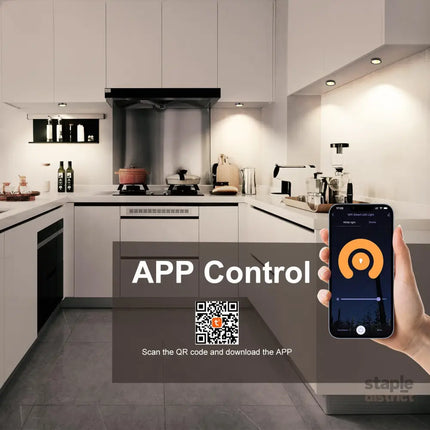 3 Pack Smart Under Cabinet Lights Hardwired,Dimmable LED Light for Kitchen Under Cabinet with Alexa Google Remote APP