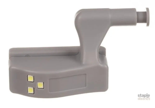 3-pack Universal LED Hinge Sensor Light for Cabinet Wardrobe Kitchen Night Light Grey - Home & Garden > Lighting >