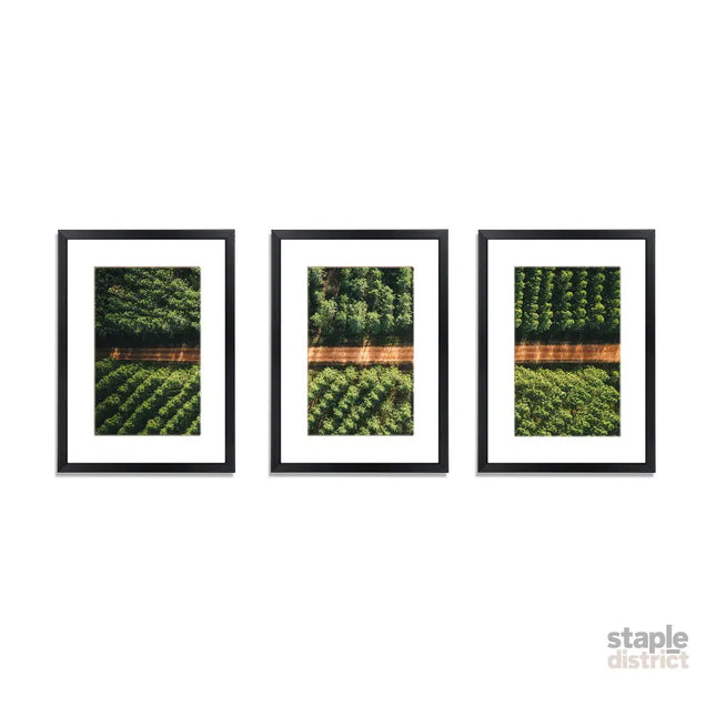 3 PCS Photo Frame Wall Set A3 Picture Home Decor Art Gift Present Black - Home & Garden > Decor > Picture Frames
