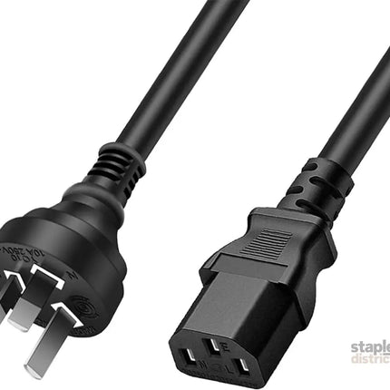 3 Prong Australia Plug 18 AWG Power Cord 1.5M - Electronics > Computer Accessories > Computer Cables & Adapters