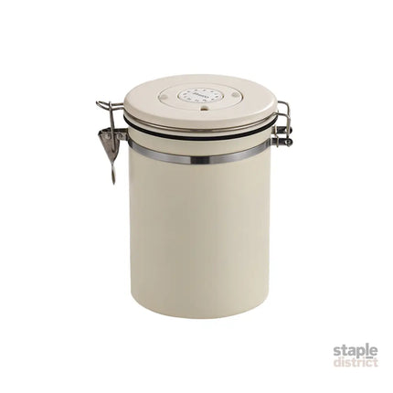 3 Sizes Stainless Steel Coffee Bean Powder Storage Jar Sealed Canister with Valve - 1.2L - Commercial > Packaging >