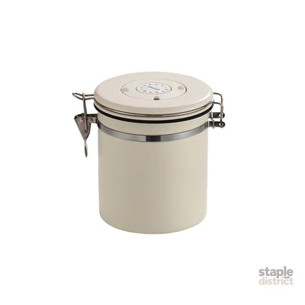 3 Sizes Stainless Steel Coffee Bean Powder Storage Jar Sealed Canister with Valve - 1.2L - Commercial > Packaging >