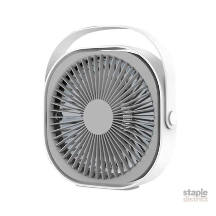 3-Speed USB 20cm Desktop Fan - Quiet Portable Lightweight Rechargeable Cooler - Appliances > Fans > Portable Fans
