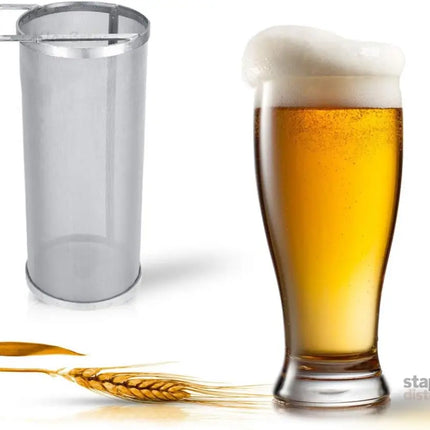 300 Micron 6’’x14’’ Spider Strainer Mesh Hops for Home Beer Brewing Filter Kettle - Commercial > Commercial Others >