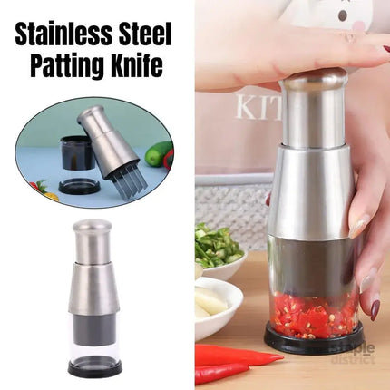 304 Stainless Steel Garlic Press Crusher Manual Garlic Mincer Kitchen Tool - Appliances > Kitchen Appliances > Food