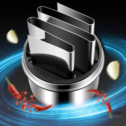 304 Stainless Steel Garlic Press Crusher Manual Garlic Mincer Kitchen Tool - Appliances > Kitchen Appliances > Food