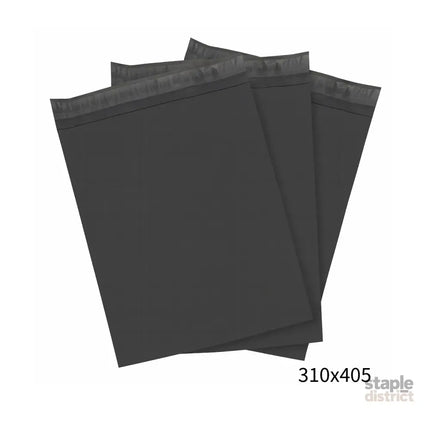 310x405mm Black Poly Mailer – Self-Sealing Shipping Bag 100 Pack-2050056862325411840