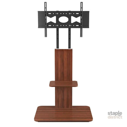 32’’-65’’ Tv Floor Stand Adjustable Corner Tv Mount Bracket With Sturdy Wood Base - Appliances > TV > TVs & Accessories